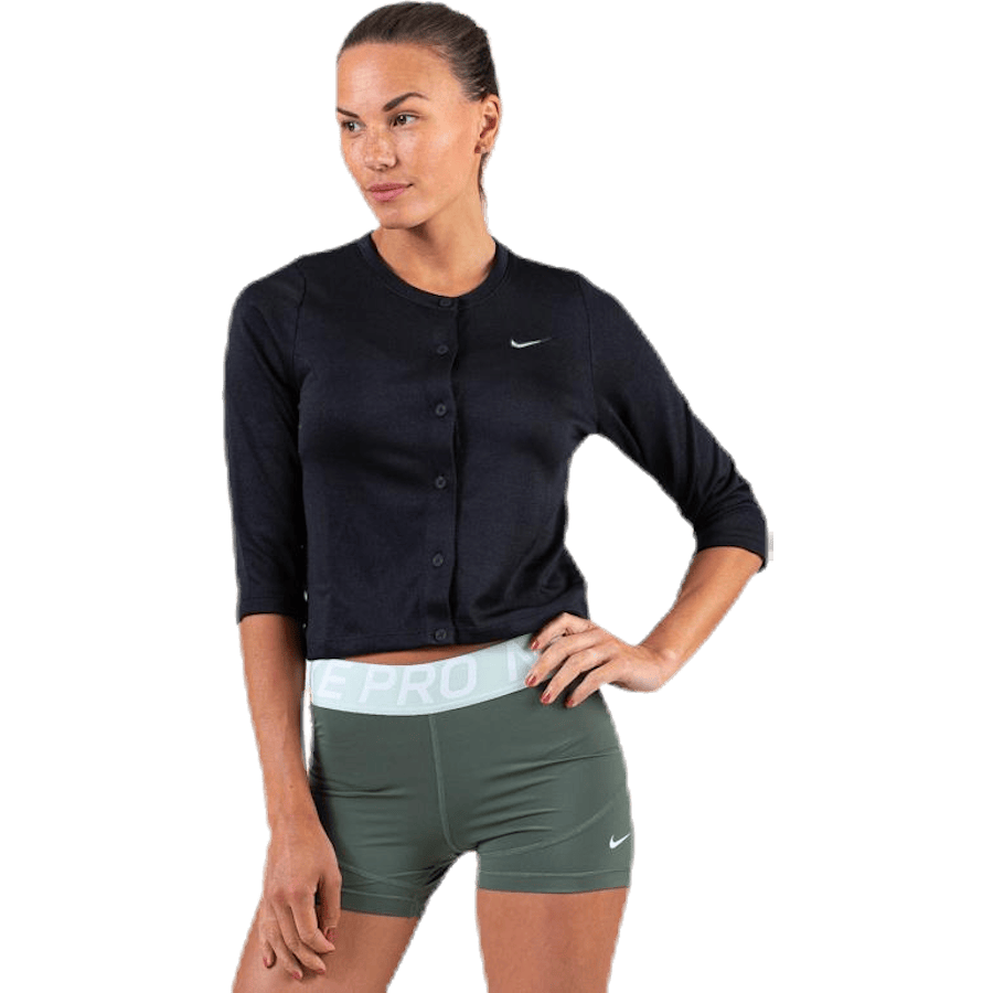 Court Cardigan White/Black