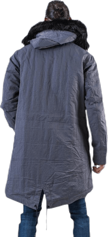 Down Fill Hood Parka Grey - Bild 5