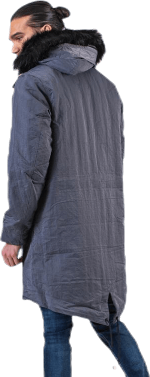 Down Fill Hood Parka Grey - Bild 6