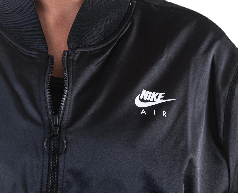 Nsw Air Track Jacket Satin Plus Black - Bild 5