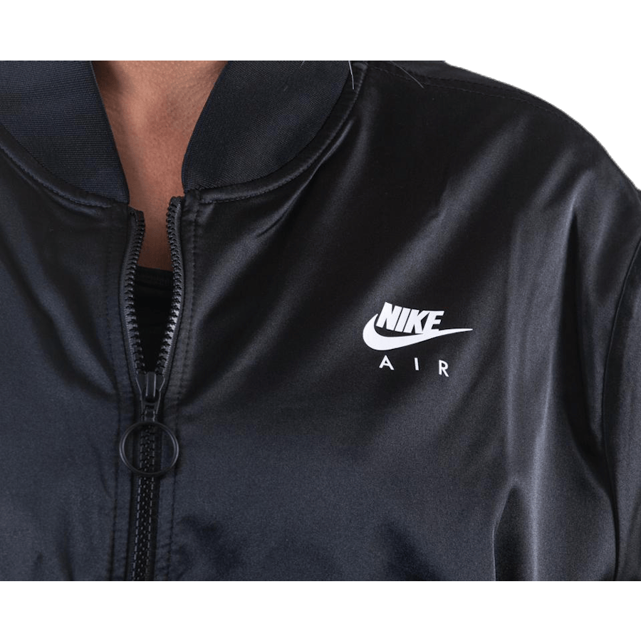 Nsw Air Track Jacket Satin Plus Black - Bild 5