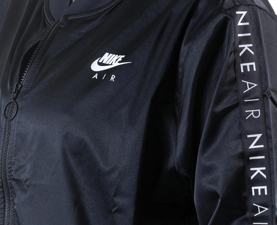 Nsw Air Track Jacket Satin Plus Black - Bild 6