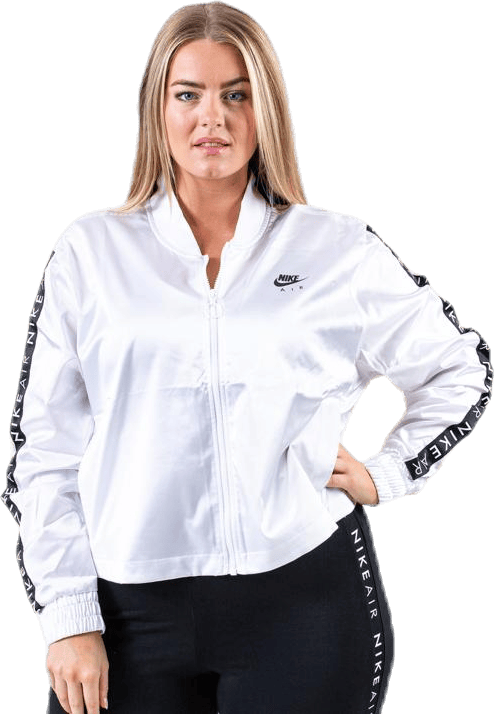 Nsw Air Track Jacket Satin Plus White - Bild 4