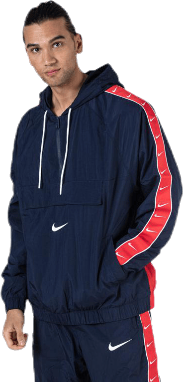 Swoosh Jacket  White/Red, Male, Apparels, jackets, Blue, L