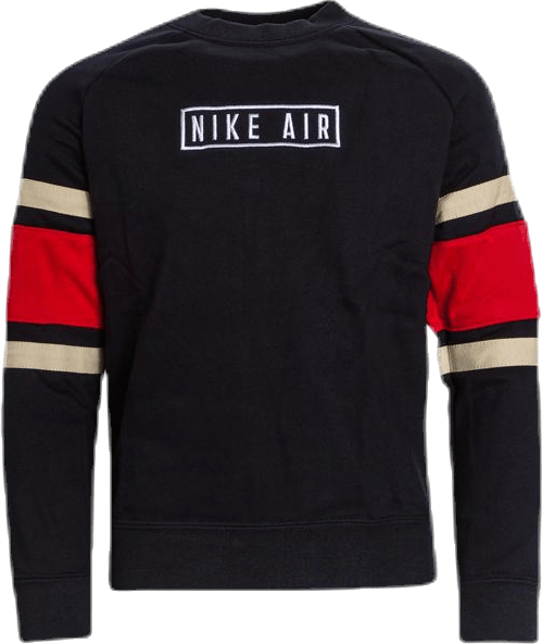 Boys Air Crew Black/Red, Unisex, Apparels, Shirts, Multi color, XS
