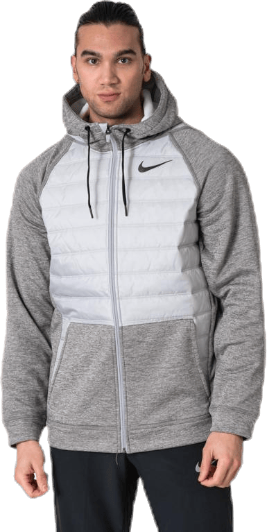 Therma FZ Jacket Grey, Male, Apparels, jackets, Workout, Grey, XL