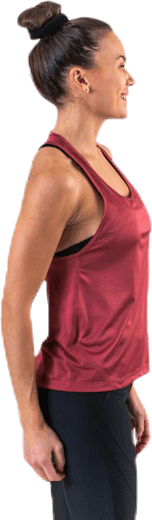 Miler Tank Racer Grey/Silver, Female, Apparels, Tops, Running, Red, XL