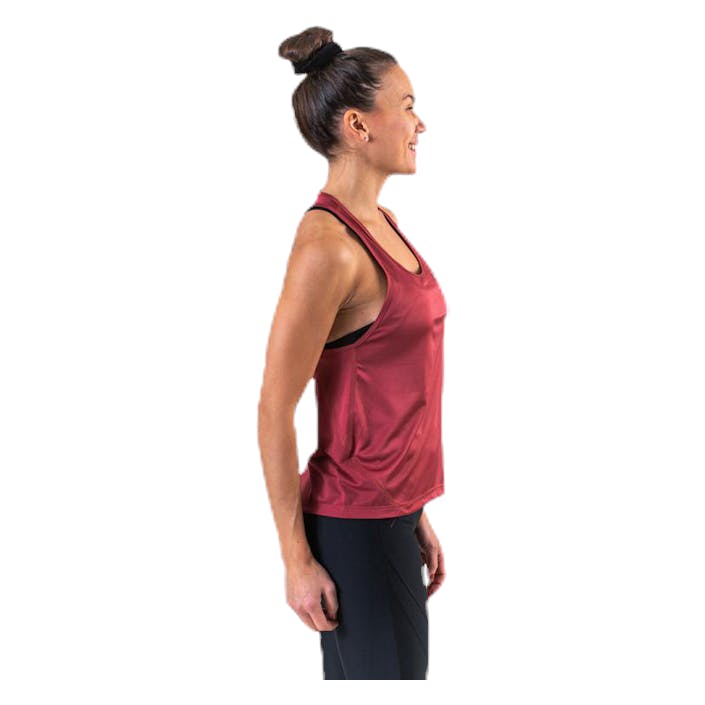 Miler Tank Racer Grey/Silver, Female, Vêtements, Tops, Courses, Rouge, L