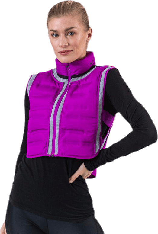 City Aroloft Vest Purple/Black, Female, Apparels, jackets, Running, Purple, XS