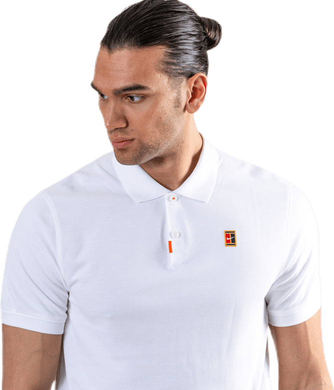 Slim Fit  White, Male, Klær, T skjorte, Tennis, Hvit, S