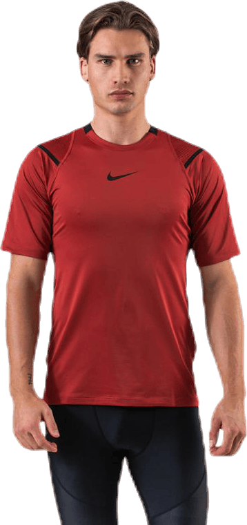 Aeroadapt Top SS Pro Red, Male, Kläder, T-shirt, Träning, Röd, XXL