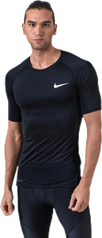 Pro SS Top White/Black, Male, Apparels, T-shirt, Workout, Blue, XXL