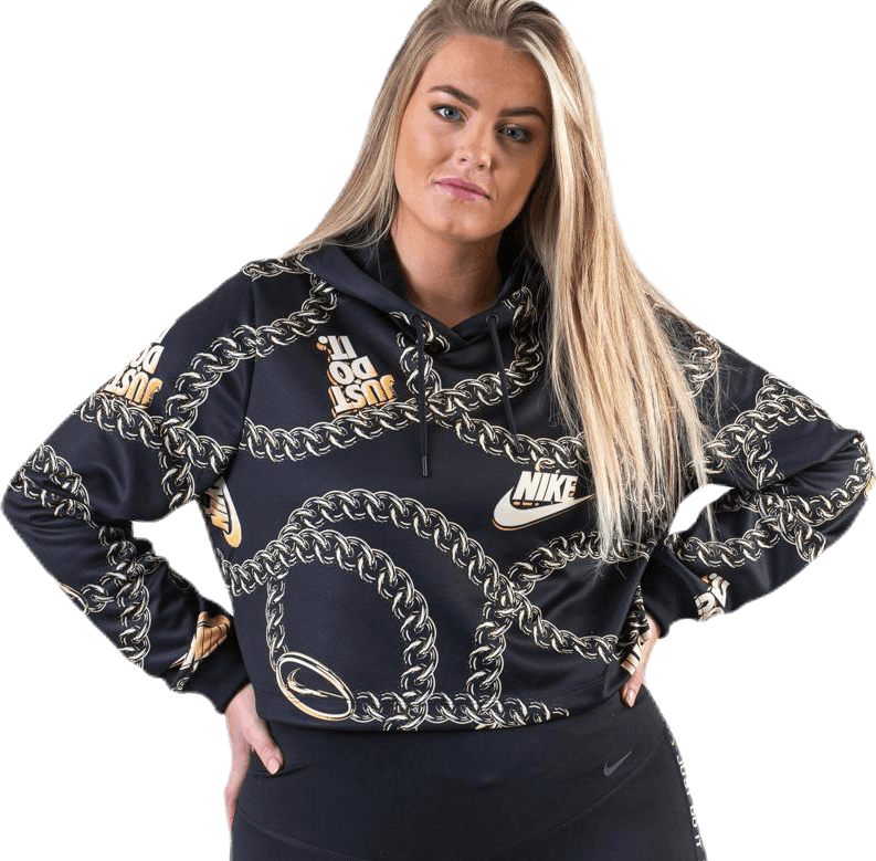 NSW Hoody Glam Dunk Plus Black, Female, Aparelhos, Camisas, Preto, XL