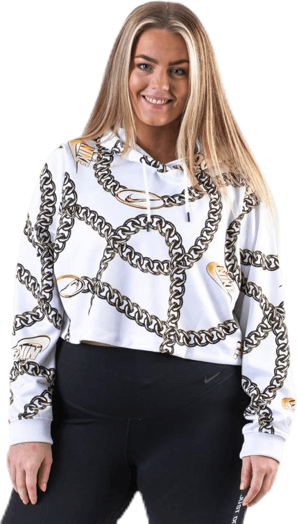 NSW Hoody Glam Dunk Plus White, Female, Aparelhos, Camisas, Multi cor, XXXL