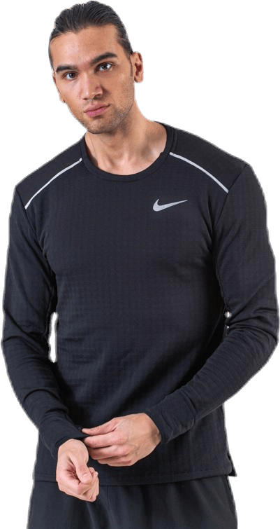Therma Sphere Element Black, Male, Apparels, Shirts, Running, Black, S
