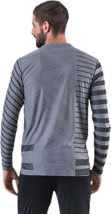 Tech Knit Cool LS Black/Grey - Bild 3