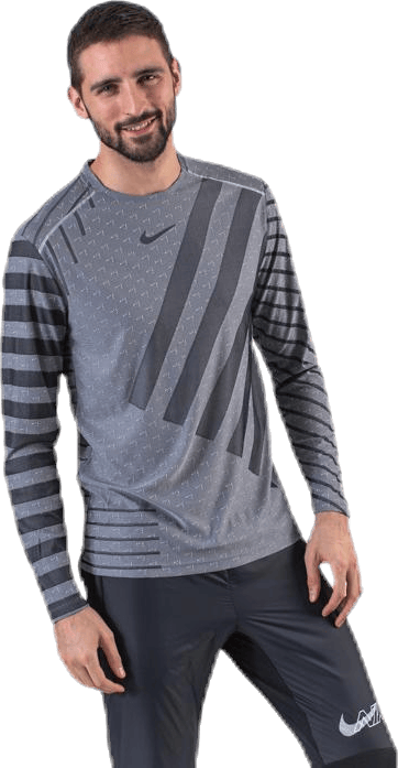 Tech Knit Cool LS Black/Grey - Bild 4