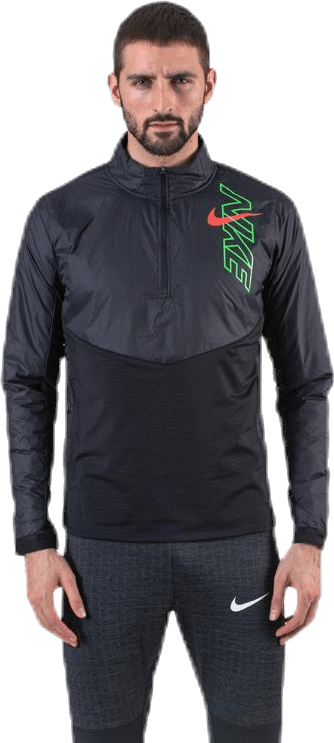 Element Air Track Top Green/Black, Male, Odevy, Košele, Beží, Čierna, XL