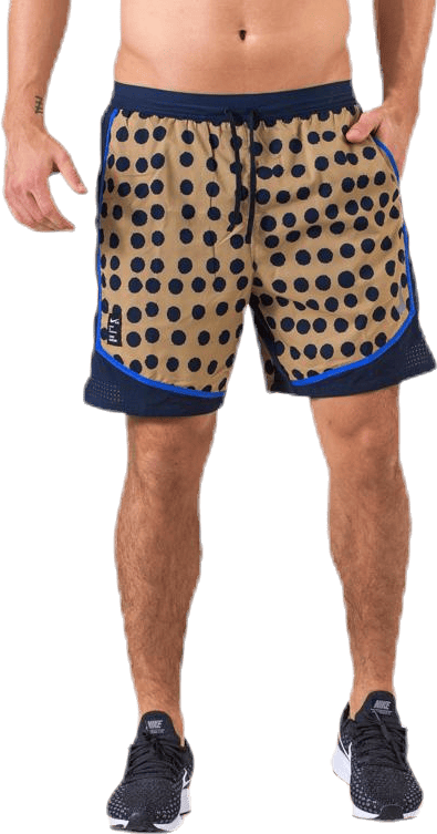 Flex Stride Short 7in Artist Blue/Yellow, Male, Apparels, Shorts, Running, Multi color, XL