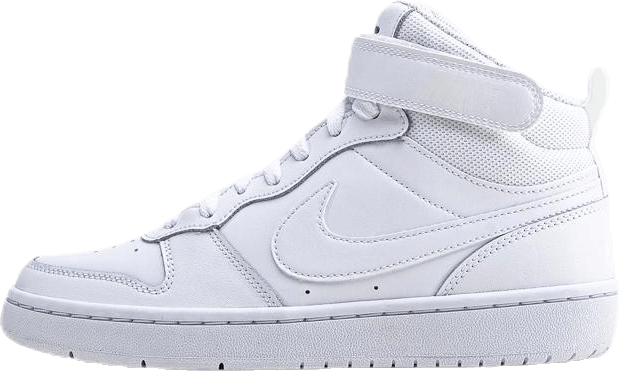 court borough mid sneaker gs white