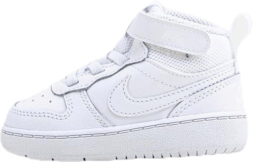 Court Borough Mid 2 Baby/Toddler Shoes WHITE/WHITE-WHITE, Unisex, Shoes, Trainers, White, UK K 4,5