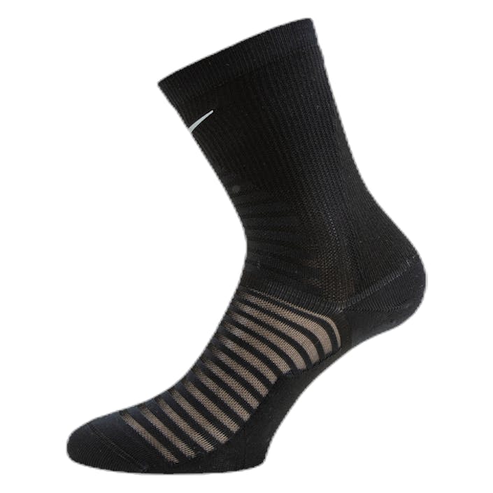 Spark Lightweight Crew Running Black, Unisex, Klær, Sokker, Løping, Svart, 10