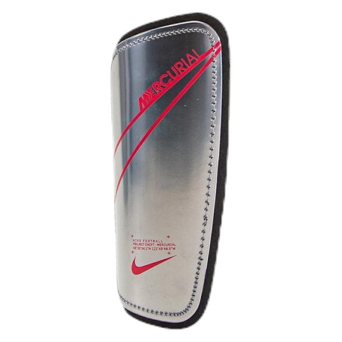 Nike Mercurial Hardshell Shin Guard Pink/Grey, Unisex, Ekwipunek, Ochrona, Piłka nożna, wielokolorowy, L