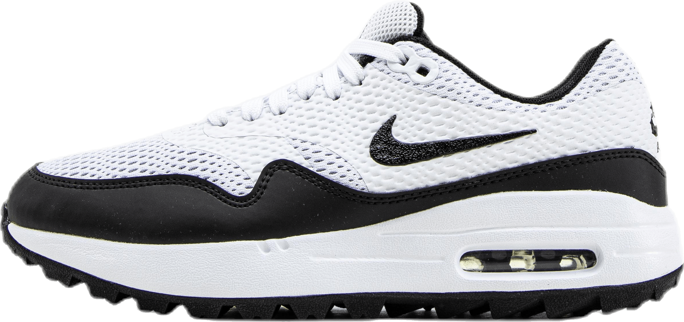 Air Max 1 G White/Black, Female, Skor, Sneakers, Golf, Flerfärgad, EU 38