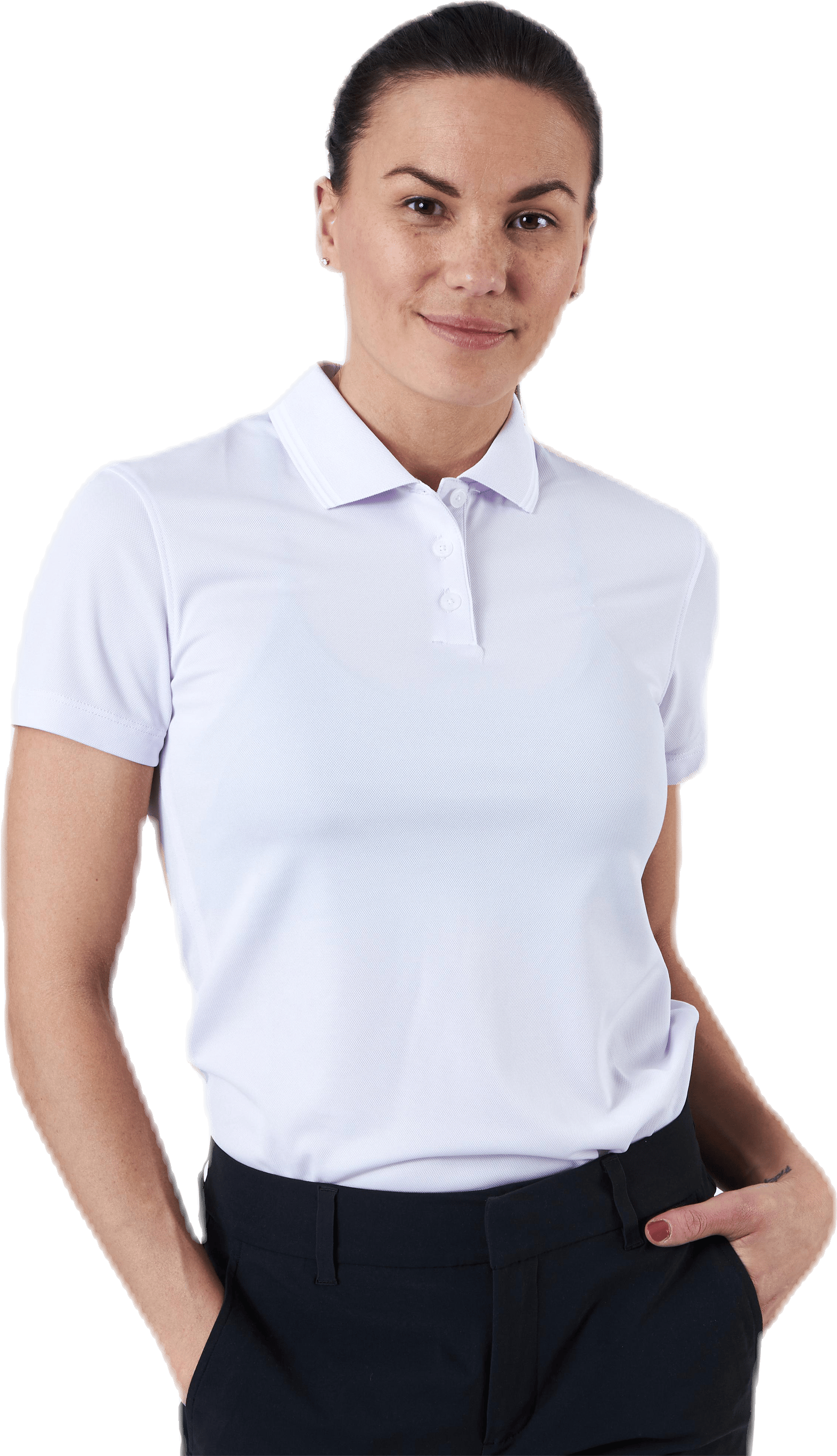 Victory Golf Polo Purple, Female, Kleding, T-shirt, Golf, Wit, XS