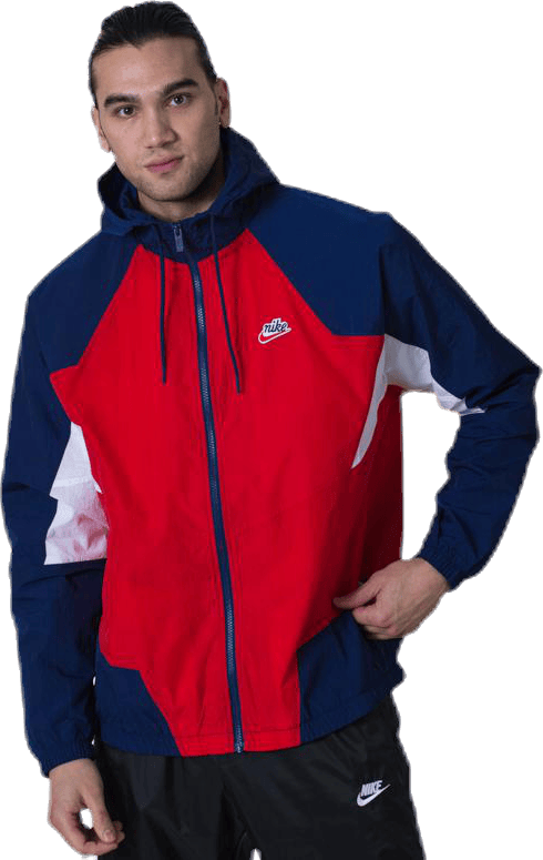 Nsw Wr Jacket Woven Signature Blue/Red