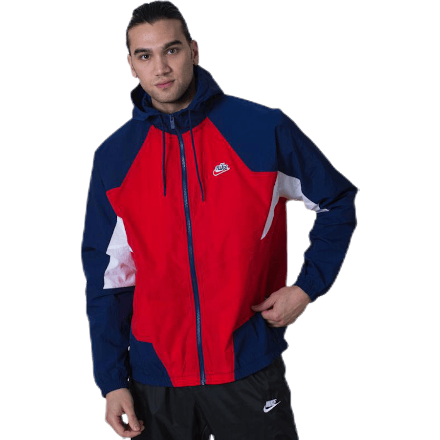 Nsw Wr Jacket Woven Signature Blue/Red