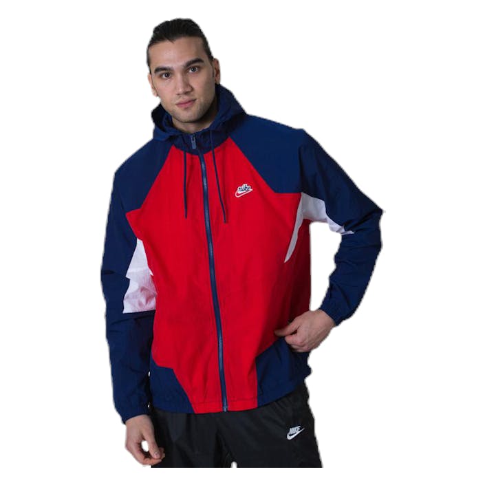 Nsw Wr Jacket Woven Signature Blue/Red, Male, Klær, jakker, Flerfarget, XXL