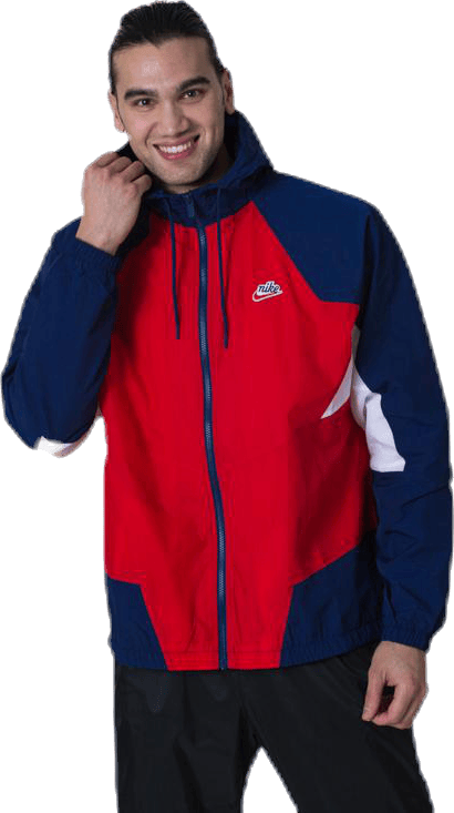 Nsw Wr Jacket Woven Signature Blue/Red - Bild 3