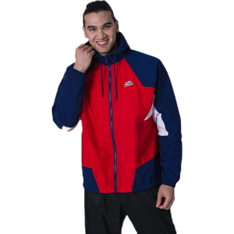 Nsw Wr Jacket Woven Signature Blue/Red - Bild 3