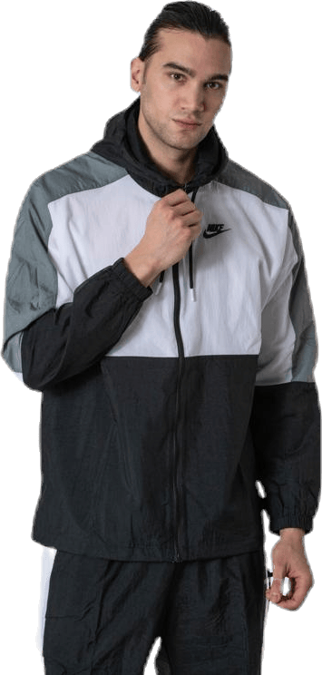 Hooded Woven White/Black - Bild 2