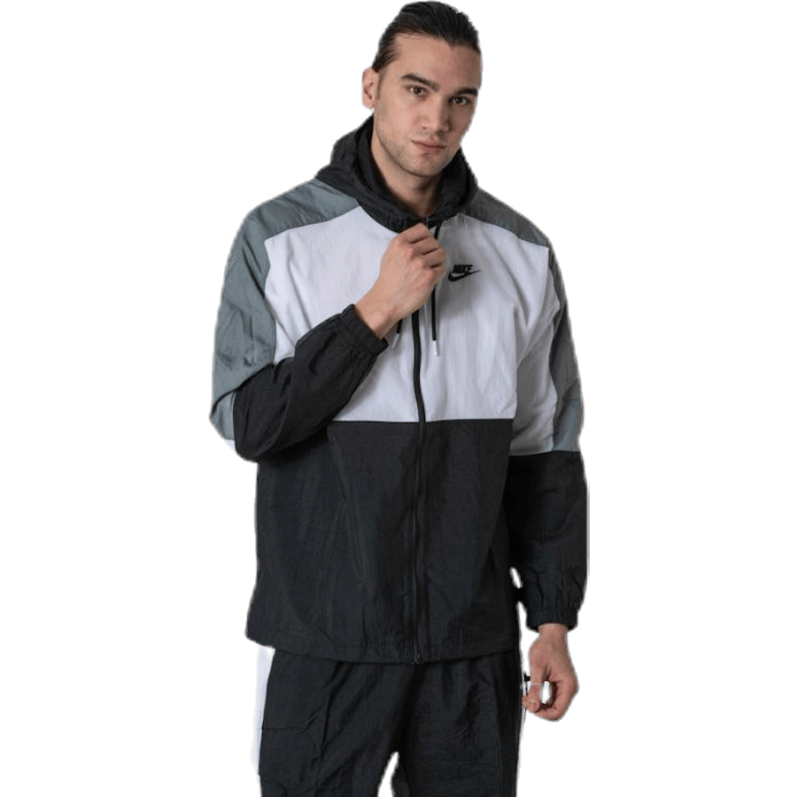 Hooded Woven White/Black - Bild 2