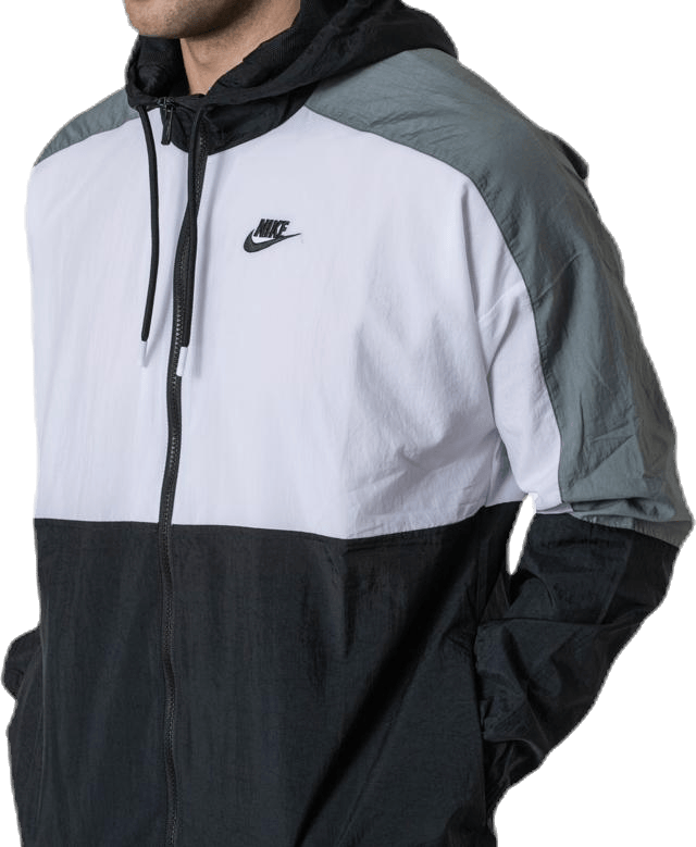 Hooded Woven White/Black - Bild 4