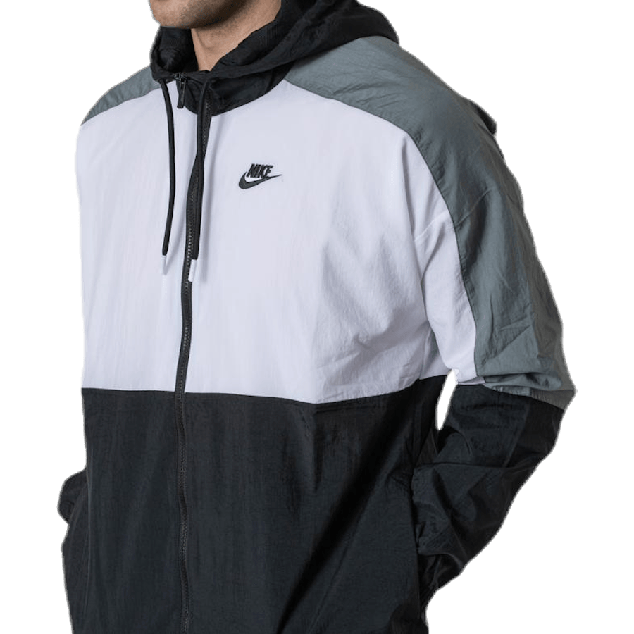 Hooded Woven White/Black - Bild 4