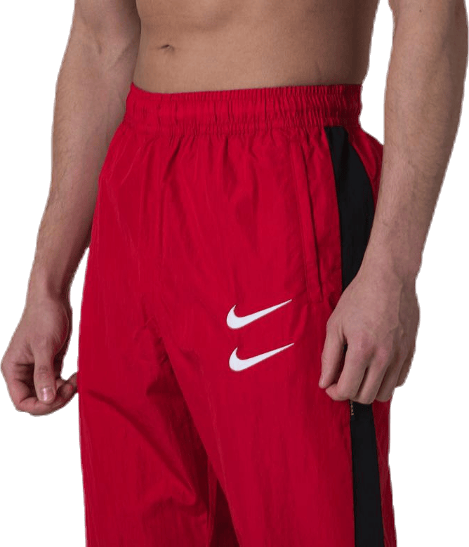 Nsw Swoosh Pant White/Black/Red - Bild 3