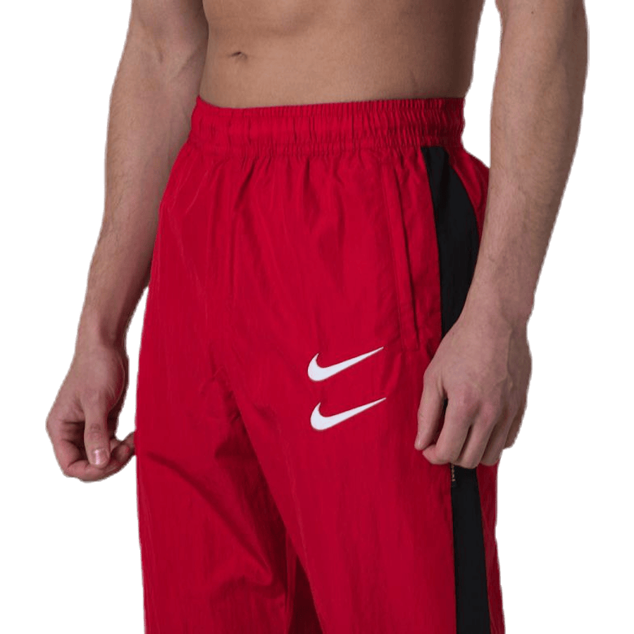 Nsw Swoosh Pant White/Black/Red - Bild 3