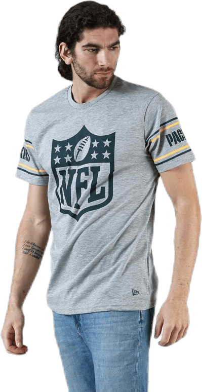 Badge Tee Green/Grey