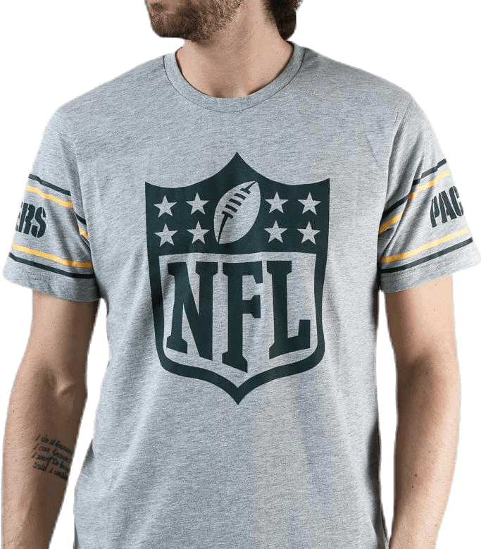 Badge Tee Green/Grey - Bild 4