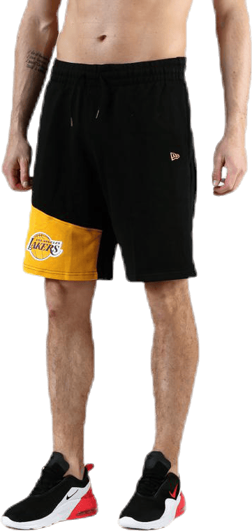 Block Shorts Black/Yellow, Male, Apparels, Shorts, Black/Yellow, XL
