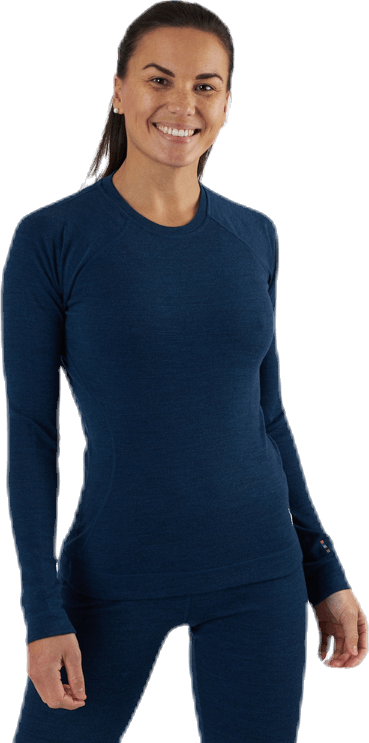 M250 Crew Blue, Female, Kleding, basis lagen, Blauw, L