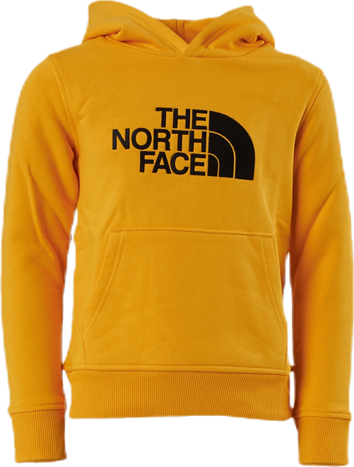 TNF Drew Peak Hoody Junior Black/Yellow, Unisex, Kleding, Overhemden, Zwart/Geel, S