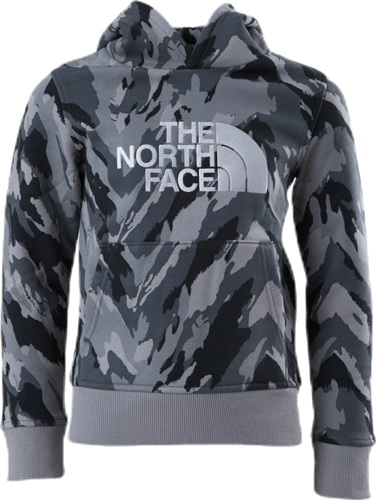 TNF Drew Peak Hoody Junior Patterned/Grey, Unisex, Bekleidung, Hemden, Gemustert/Grau, L