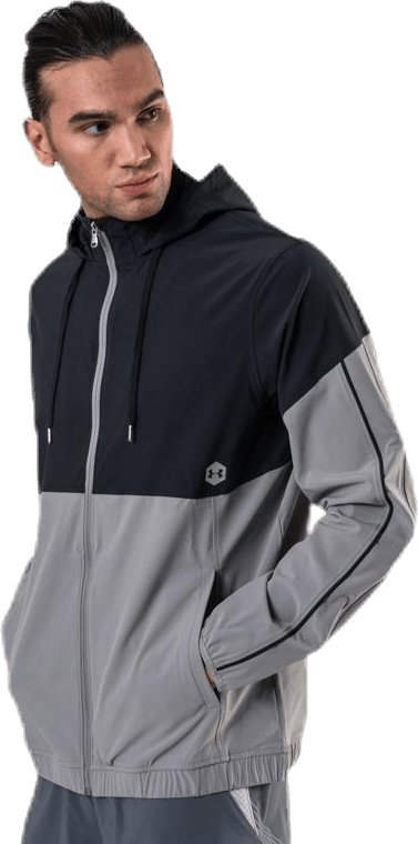 Athlete Recovery Woven Warm Up Top Green, Male, Apparels, Shirts, Green, S