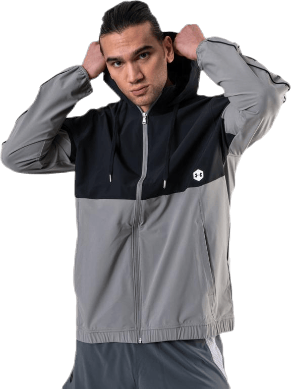 Athlete Recovery Woven Warm Up Top Green - Bild 3