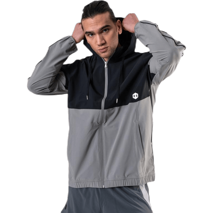 Athlete Recovery Woven Warm Up Top Green - Bild 3