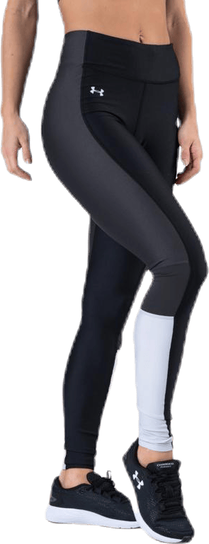 UA HG Armour Perforation Inset Leggings Black - Bild 2